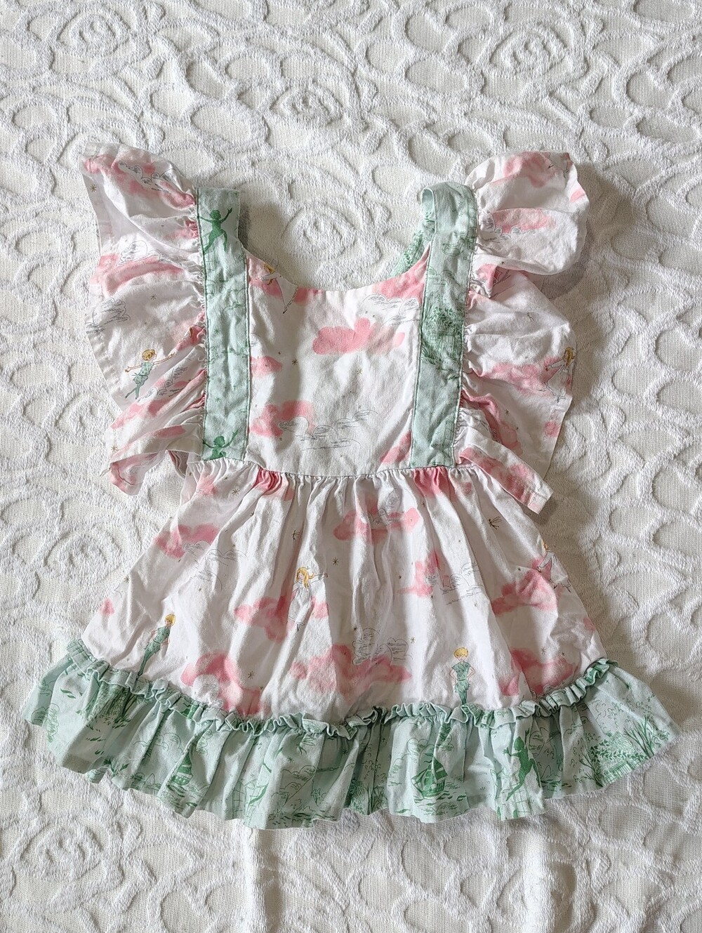 Handmade Peter Pan Smoked Top 3T
